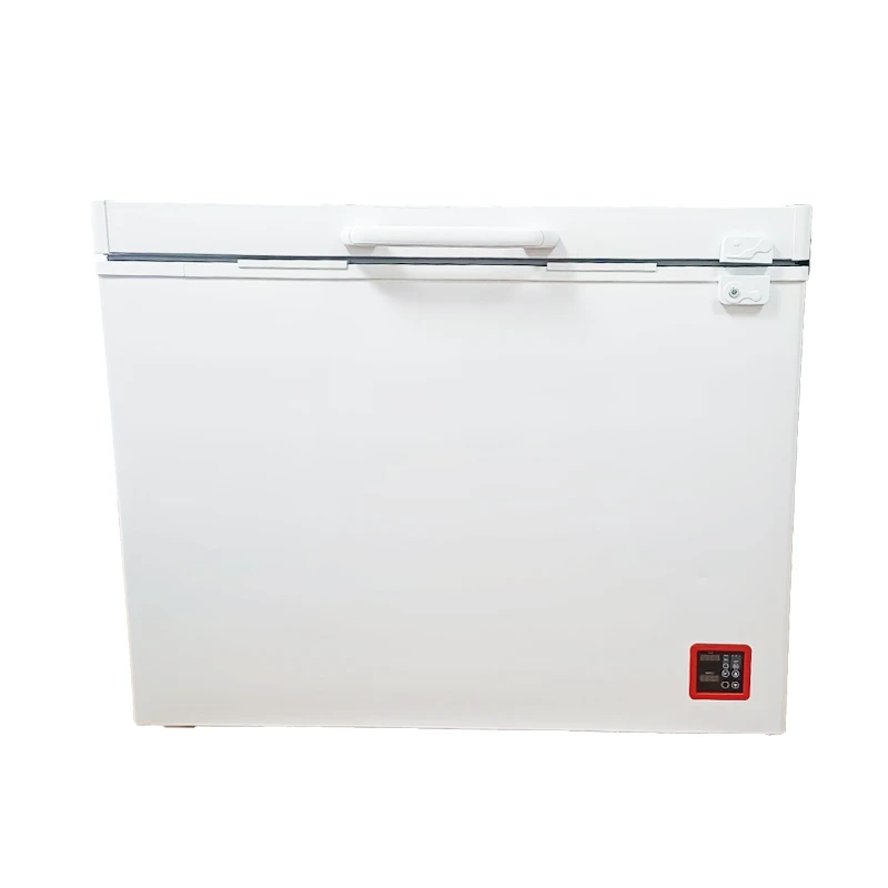 Super Energy Save 110mm Foaming Thickness Normal 12v/24v Solar Deep Freezer Single Door BD/BC-208H